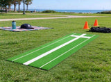 10x3 ft Softball Pitching Mat, Portable Baseball Pitching Rubber Mat with Antifade Turf & Antislip 30297989