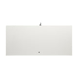 Two Door Glass Cabinet Glass Display Cabinet with 3 Shelves, White 81861862