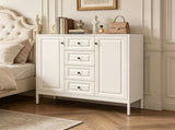 40.16'' Storage Sideboard Buffet Cabinet, Freestanding Accent Cabinet with 4 Drawers & 2 Doors, W3387P487623