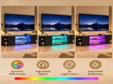Wall Mounted TV Stand, 63" x 11.8" x 11.8", Floating TV Cabinet with 2 Doors, 59295808