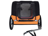 Large Folding Bike Trailer for Dogs 66LB Capacity All-Terrain Pet Carrier, Durable Steel Frame for W1364P331917