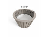 Round Strata Column Planter MD - Grey Brown B2755P462158