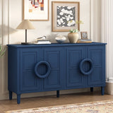 U_STYLE Four-door sideboard with French-Inspired,Suitable for Living Rooms, Entrance and Study Rooms N711P231529V