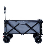 Foldable Wagon with Extended Tailgate, Extra Long Extender Wagon Cart,Beach Wagon Cart Heavy Duty W321P269238