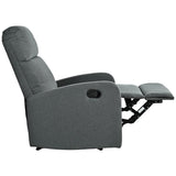 Modern Recliner Manual Recliner Home Theater Manual Recliner Chair with Adjustable Backrest for N763P256491E
