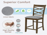 Dining Chairs Only, Wooden Counter Height Chairs Set of 4, Kitchen Chair with Padded Seat, W1998P338706