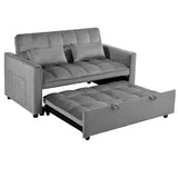 Convertible Sofa Bed,3-in-1 Pull Out Couch Bed with Reclining Backrest and Pillows,Sofa Bed Chair W2941P306500