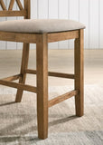 Windvale Fabric Upholstered Counter Height Dining Chairs, Set of 2, Tan T2574P165105