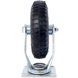 4PCS 8IN CASTER pneumatic tire, Caster Wheel, Swivel Plate, Steel Hub with W465130461