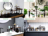 3 Tier Kithen Countertop Organizer,Bamboo Corner Shelf,Bathroom Storage Display Counter 63115316