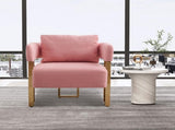 TS Modern decorative chair, living room side chair with gold metal legs, no wheels, suitable for 56063728