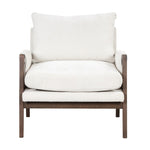 ZUN Mid-Century Modern Velvet Leisure Chair with Solid Wood and Thick Seat Cushion for Living 05292146