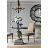 6 - Light Metal Chandelier, Hanging Light Fixture with Adjustable Chain for Kitchen Dining Room W2078138933