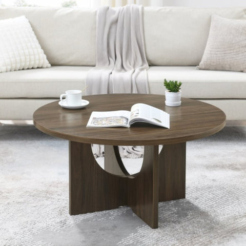 ZUN Modern minimalist coffee table, solid wood coffee table, Nordic style coffee table, simple design, W1781P202618