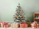 4.5ft Potted Pre-Lit Pencil Christmas Tree with 358 PE & PVC Tips & 100 Lights, White 02989186