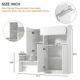 ON-TREND Elegant 2-in-1 Shoe Cabinets with Soft Cushion, Modern Storage Bench with Arched Doors & N721P245716K