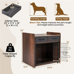 ZUN Pet furniture, dog cage with furniture 05902400