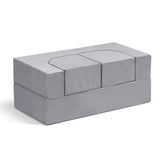 Kids Sofa Bed,Modular Couch Free Combination,Convertible Toddler Play Couch Furniture for Small W1889P337551