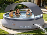 118 x 68 Large Capacity Outdoor Inflatable with Sunshade Tent, TearResistant PVC BlowUp 90250049