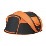 5-8 Person Black Orange Pop-Up Camping Boat Tent T2602P172670