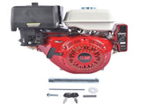 13HP 389cc 4-Stroke Gas Engine with Electric Start, Single Cylinder Go Kart Motor Horizontal Shaft 67462999