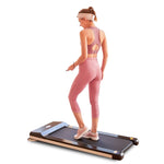 ZUN Walking Pad Treadmill Under Desk for Home Office Fitness, Mini Portable Treadmill with APP Remote 16066211