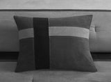 7 Piece Faux Suede Comforter Set Black Queen B03597215
