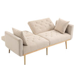 ZUN Velvet Sofa , Accent sofa .loveseat sofa with metal feet 55895289