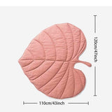 ZUN Dog Blanket Decor 3D Leaves Shaped Pet Blanket Cushion Household Dog Bed Cat Bed Pet Blanket Warm 74124755