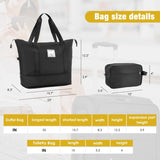 Softside Luggage Expandable 3 Piece Set Suitcase with Duffel Bag Upright Spinner Softshell N732P201004B