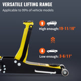 3 Ton Low Profile Aluminum Steel Racing Floor Jack Dual Pump Lift Car Auto 74686921