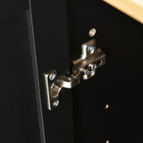 Rolling Mobile Kitchen Island with Solid Wood Top Locking Wheels,52.7 Inch Width,Storage Cabinet 84278020