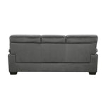 ZUN Modern Sleek Design Living Room Furniture 1pc Sofa Dark Gray Fabric Upholstered Comfortable Plush B01167250