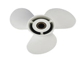 Aluminum Alloy Boat Propeller 19" x 13" White Fit for Yamaha Outboard Engines 85HP 90HP 15 Spline 66784736