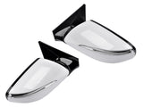 2Pcs White Mirrors Left Right Heated Signal Fit for Hyundai Santa Fe Sport 2013-2018 876104Z005, 22188358