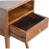 Artisan Furniture Solid Wood Mini Chestnut nightstand B182P279309