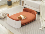 ZUN Scandinavian style Cat Couch Bed, Pet Sofa for Indoor Cats PP Indoor Pet Furniture Elevated Cat Beds 56559376