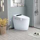 ZUN Smart Toilets with Heated Bidet Seat.Portable toilet with bidet built.Intelligent Toilet Auto W3133P256590