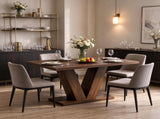 47.2" Modern Rectangular Dining Table for 4 People, Kitchen Table for Dining Room & Living 99549675