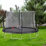 ZUN 14FT Trampoline , Trampoline for Kids and Adults with Enclosure Net and W285P236466