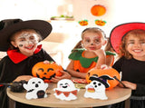 Cute Ghost Halloween Decorations Indoor, Wooden Tiered Tray Decor Table Sign Set of 3, Black Cat Bat 30672597