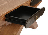 Ashwood veneered console table with cross leg, Two Handle Drawers, Console Table ,Easy Assembly, for W3040P455736