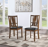 ZUN 6-Piece Dining Set with Bench, Brown Cherry B046P147182