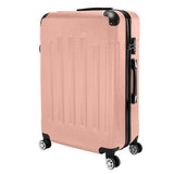 3-in-1 Portable ABS Trolley Case 20" / 24" / 28" Rose Gold 46968100