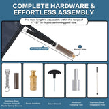 Swimming Pool Safety Cover, Fits 18x36ft Rectangular underground and Inground Swimming Pools, Triple W3459P325983