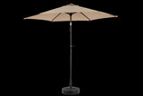 9FT Outdoor Patio Umbrella Outdoor Table Umbrella with Push Button Tilt and Crank, Market Umbrella 6 W640P234563