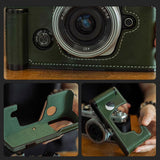 Genuine Leather Handmade Camera Handle Case Bag Cover for the om-3 camera 15053644