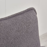Modern Sherpa Upholstered Accent Chair, Comfortable Living Room Armchair, Lounge chair for Bedroom, W1765P169734