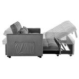 Convertible Sofa Bed,3-in-1 Pull Out Couch Bed with Reclining Backrest and Pillows,Sofa Bed Chair W2941P306500