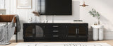 ZUN U-Can 68.9'' Modern Minimalist TV Stand for TVs up to 75 Inches, Entertainment Center Media Console N724P198482B